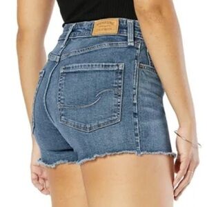 SIGNATURE BY LEVI STRAUSS High Rise Denim Cutoff Shorts Size 12